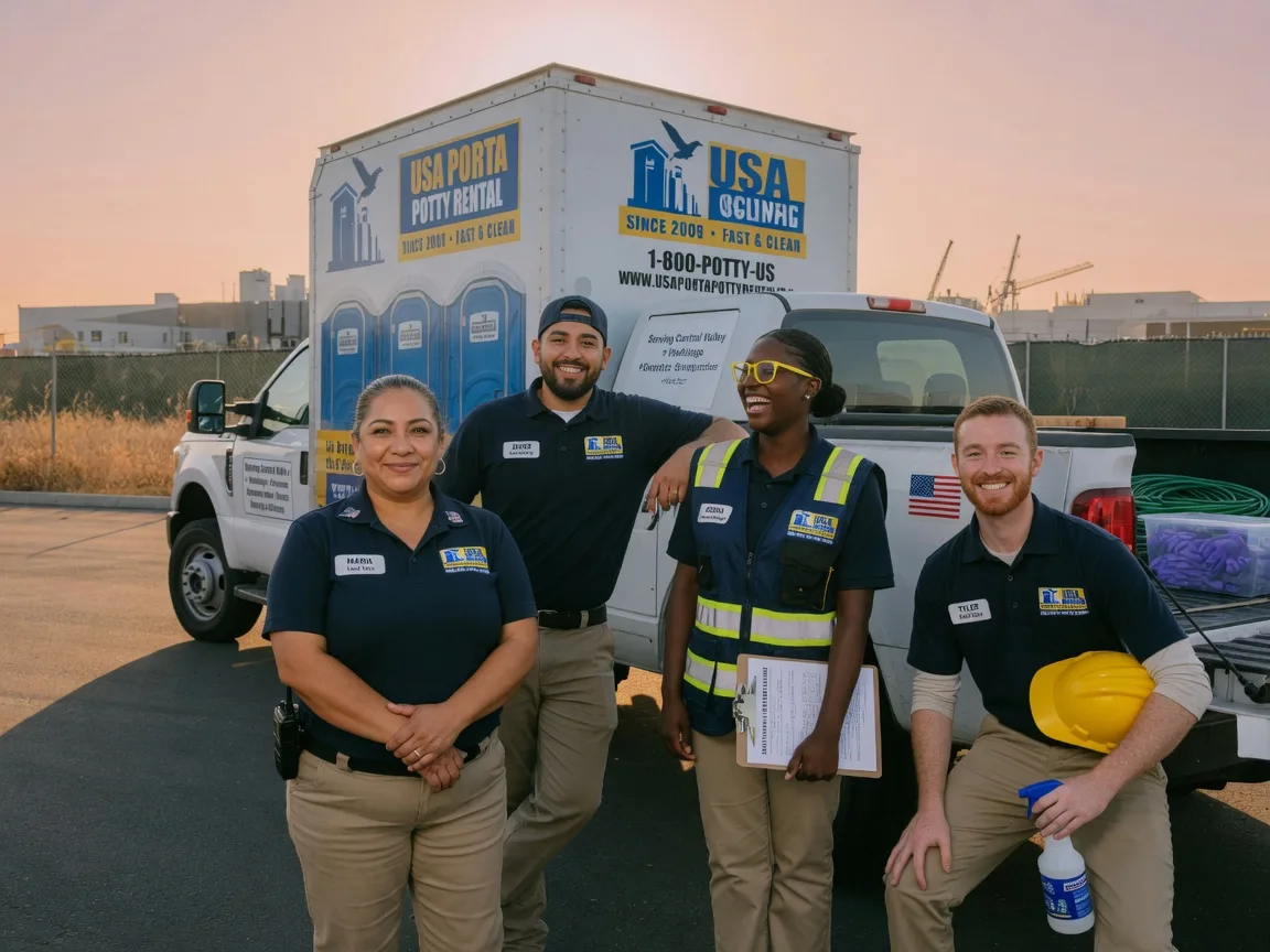 Porta Potty Rental company in Flournoy, CA
